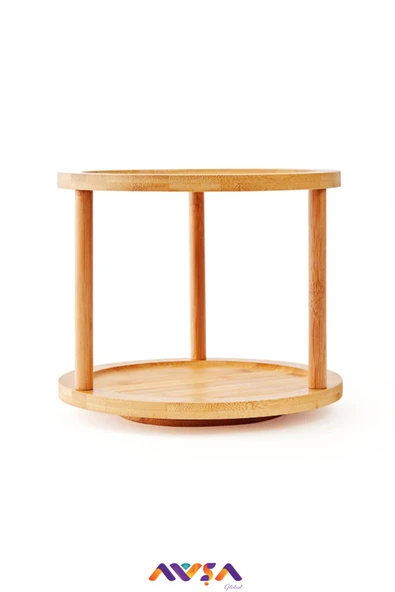 AVŞA Global 2 Katlı Bambu Dönen Stand / Organizer - Resim 4