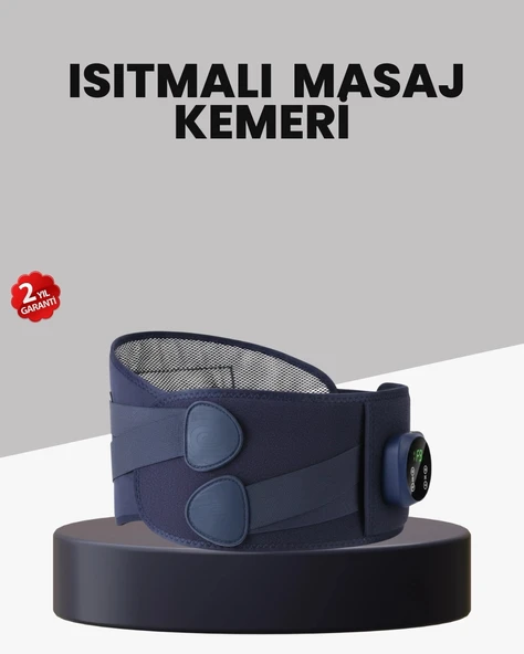 Titreşimli Masajlı Bel Kemeri Isıtmalı Destekli ürün görseli 1