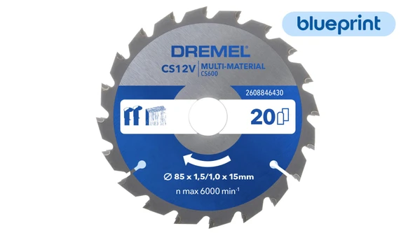 Dremel Çok Amaçlı Testere Bıçağı 85 mm ürün görseli 1