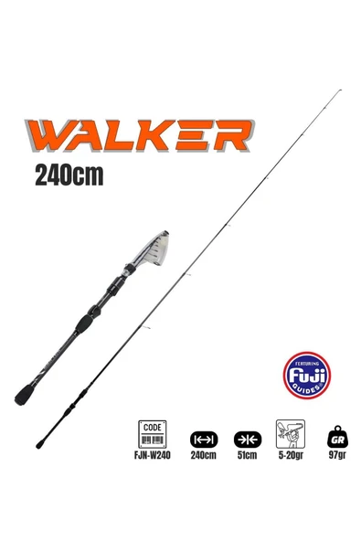 Walker 240cm 5-20gr Teleskopik Spin Kamışı ürün görseli 1