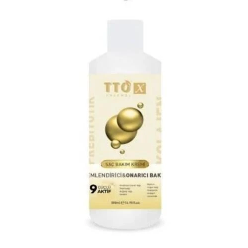 TTO X Kolajen ve Prebiyotik Nemlendirici & Onarıcı Saç Bakım Kremi 500ml ürün görseli 1