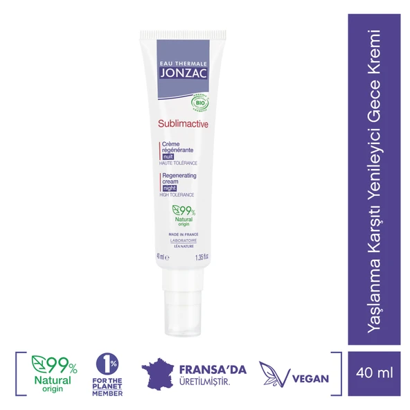 Eau Thermale Jonzac Sublimactive Crema Notte Anti-Age 40 ml ürün görseli 1
