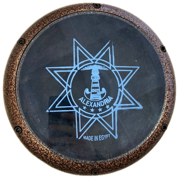 ALEXANDRİA MISIR DÖKÜM DARBUKA BRONZ - Resim 2