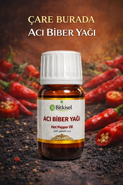 Bitkisel Acı Biber Yağı 20 Ml ürün görseli 1