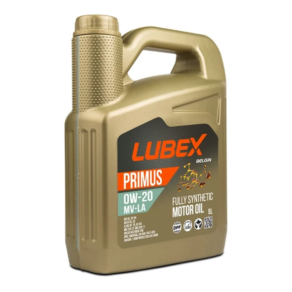 Lubex Primus MV-LA 0W20 5 Lt Partiküllü Motor Yağı ürün görseli 1