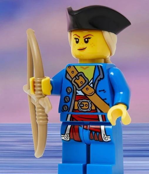 Orjinal Lego Minifigür Female Pirate Tricorne Hat with Bow ürün görseli 1