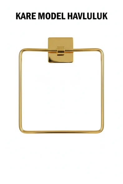 Kare Havluluk Gold Renk ürün görseli 1