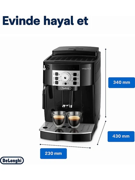 Delonghi ECAM 22.110.B Otomatik Kahve Makinesi - Resim 5