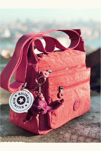 Bonjour Gift & Hobby Postacı Çanta Çok Cepli Çapraz Askılı Yağmura Dayanıklı Kumaş ürün görseli 1