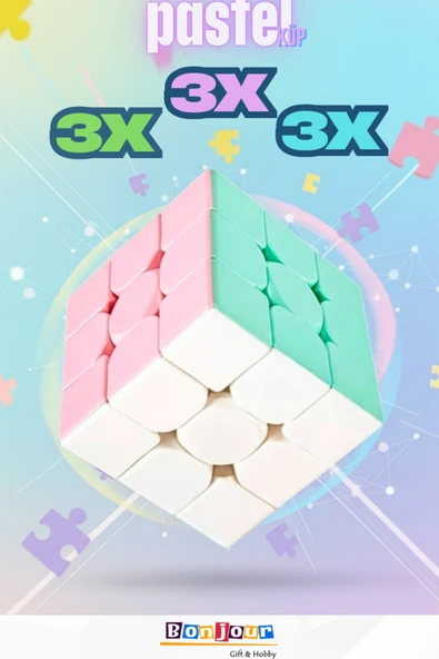 Bonjour Gift & Hobby Magic Cube Zeka Küpü 3x3 Speed Hız Küpü ,Fidget Oyuncak Seyahat Zeka Oyunu ürün görseli 1