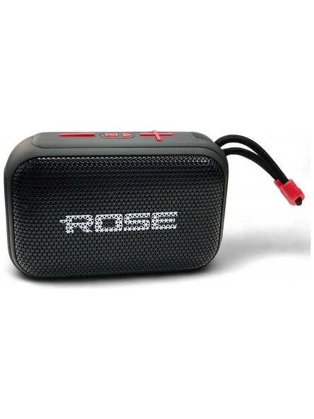 Rose SP-502 Taşınabilir Şarjlı Bluetooth Hoparlör - Siyah ürün görseli 1