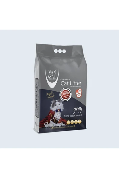 Vancat G225 Grey (aktif Karbonlu) Kedi Kumu 10 Kg ürün görseli 1