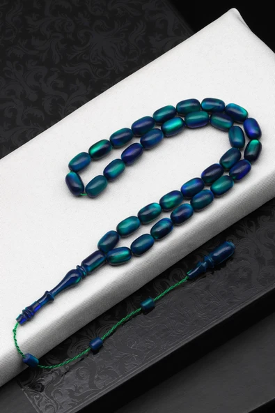 Opal Doğal Taş Tesbih 6 x 10 mm Kapsül Kesim - T-1631 ürün görseli 1