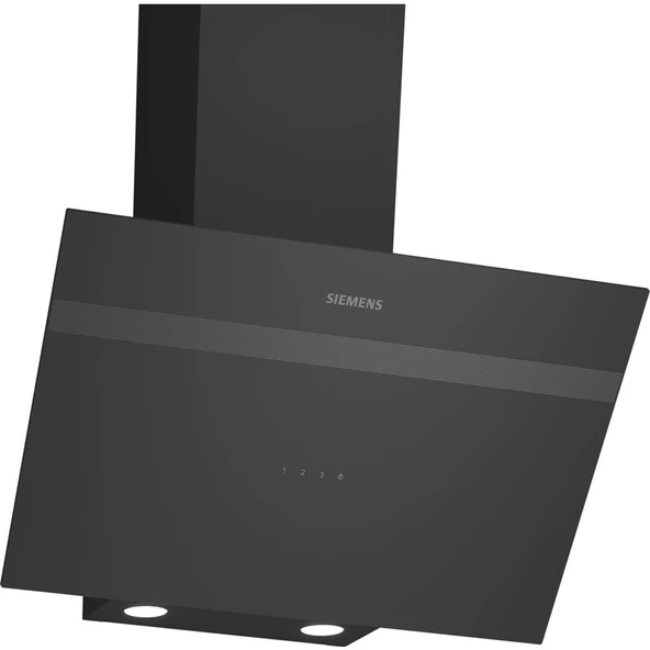 Siemens LC64KPJ60T 60 CM Duvar Tipi Davlumbaz Siyah ürün görseli 1