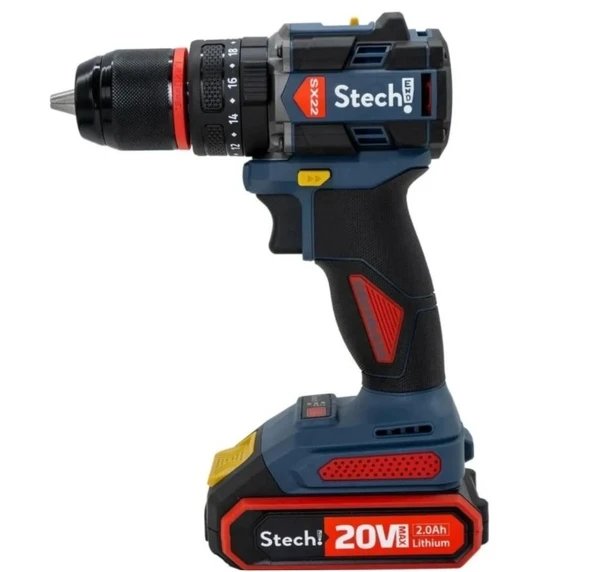 Stechend SX22 2X2.0 Çift Akülü Darbeli Matkap 20V 2.0AH ürün görseli 1