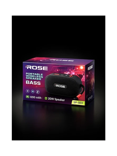 ROSE SP-503 Taşınabilir Bluetooth Hoparlör ürün görseli 1