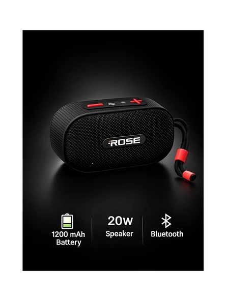 ROSE SP-503 Taşınabilir Bluetooth Hoparlör - Resim 4