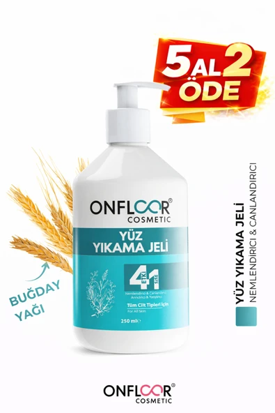 ONFLOOR Yüz Temizleme Jeli 250 ml | Akneye Eğilimli Ciltler İçin Arındırıcı Temizlik ürün görseli 1