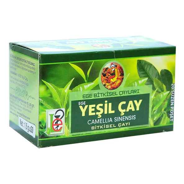 Yeşil Çay Çayı 20 Süzen Poşet - Resim 3