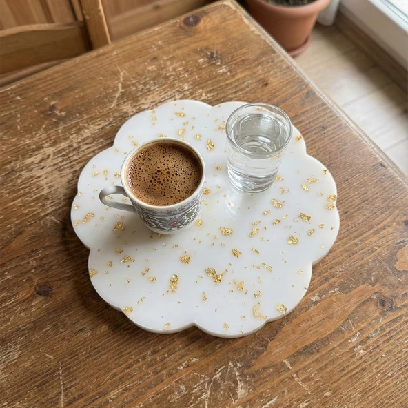 Epoksi Papatya Model Tepsi Kalıbı 16 CM - Resim 2