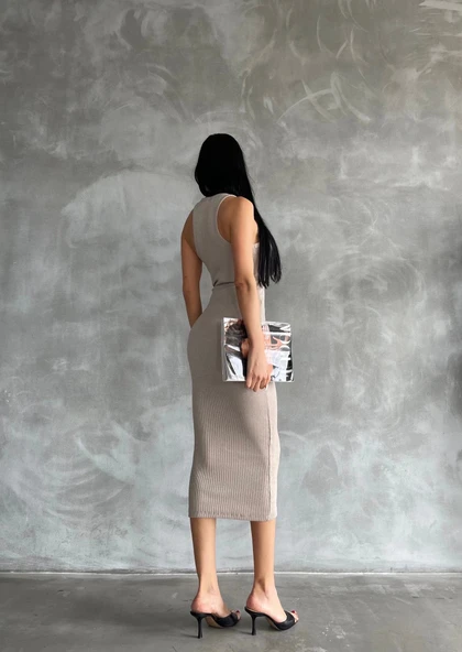 Halter elbise - Resim 3