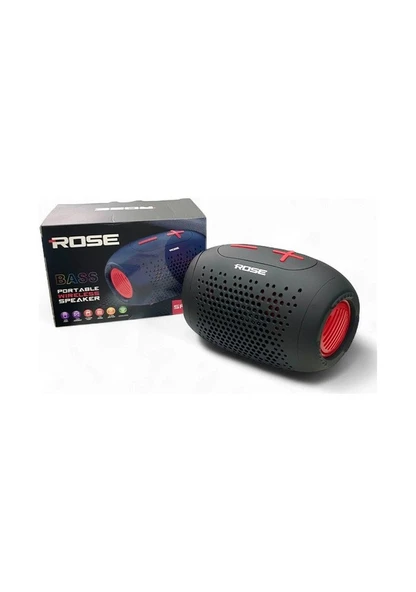 Rose Sp-504 Taşınabilir Şarjlı Bluetooth Hoparlör - Siyah ürün görseli 1