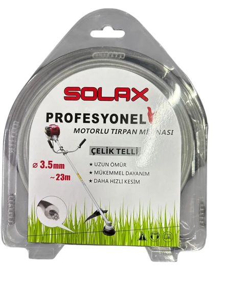 Solax Çelik Telli Tırpan Misinası 3,5 Mm 23 Metre Fiyatları