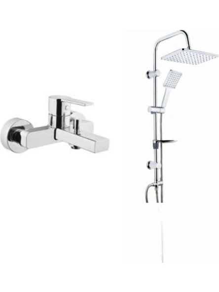 Artema Flo S Banyo Bataryası ve Tema Carismo Tepe Duş Seti ürün görseli 1