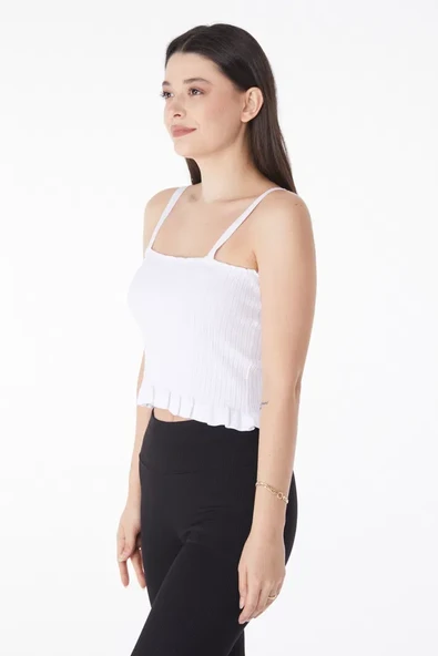 Yazlık triko crop - Resim 6