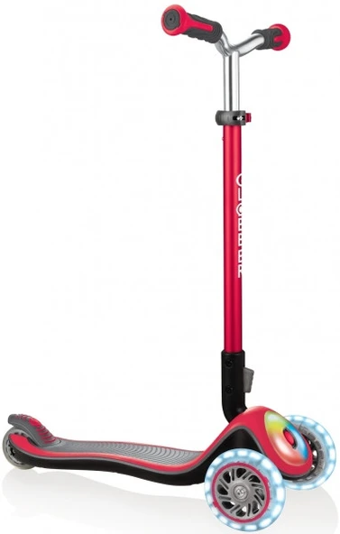 Globber Elite Prime KIRMIZI Işıklı 3 Tekerlekli Çocuk Scooter ürün görseli 1