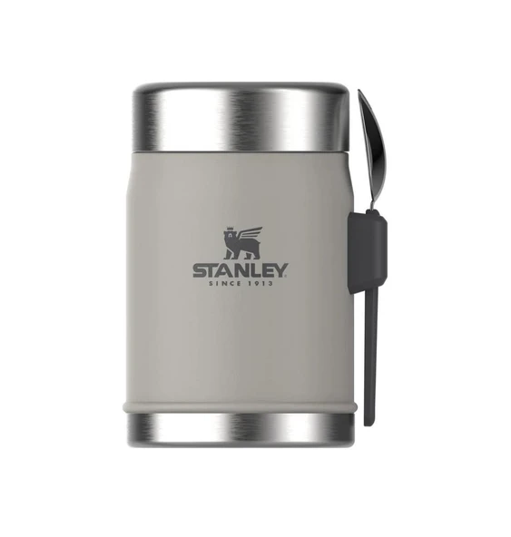 Stanley Klasik Paslanmaz Çelik Yemek Termosu Kaşıklı 0,40lt  Ash ürün görseli 1