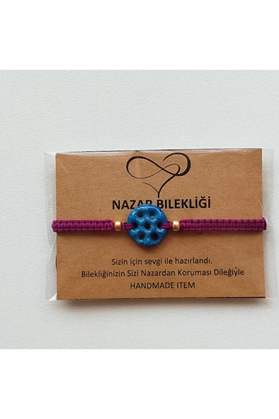 Süryani Taşı & Miyuki Boncuklu Unisex Bileklik – Ayarlanabilir Makrome Örgü, Renkli Seçenekli ürün görseli 1