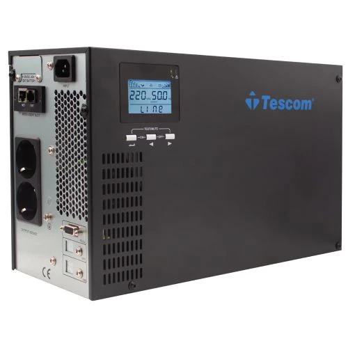 TESCOM NEOLINE CL-101 1KVA SNMP DAHIL 3x12V/9AH 1F/1F ONLINE UPS 900960229 ürün görseli 1