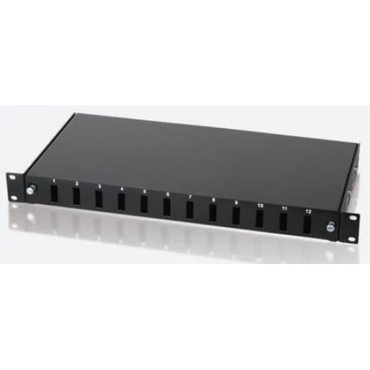 ODS 10F-SB1U12PSCDX-REA 1U 19" 12 PORT SC DX RACK TIPI DUBLEX PATCH PANEL ürün görseli 1