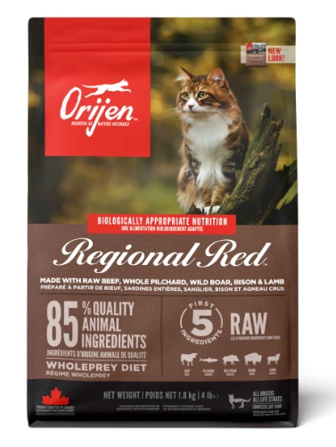 ORIJEN Regional Red Kedi Maması 1,8kg ürün görseli 1