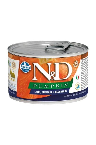 N&D Balkabağı & Y.Mersini-Kuzu  Köpek Konservesi 140 gr ürün görseli 1