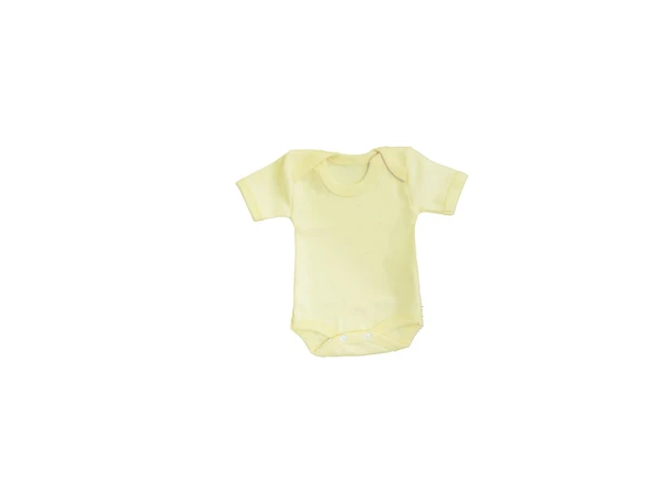 Sema Baby Yarım Kol Badi (Body) 0-3 Ay - Sarı ürün görseli 1