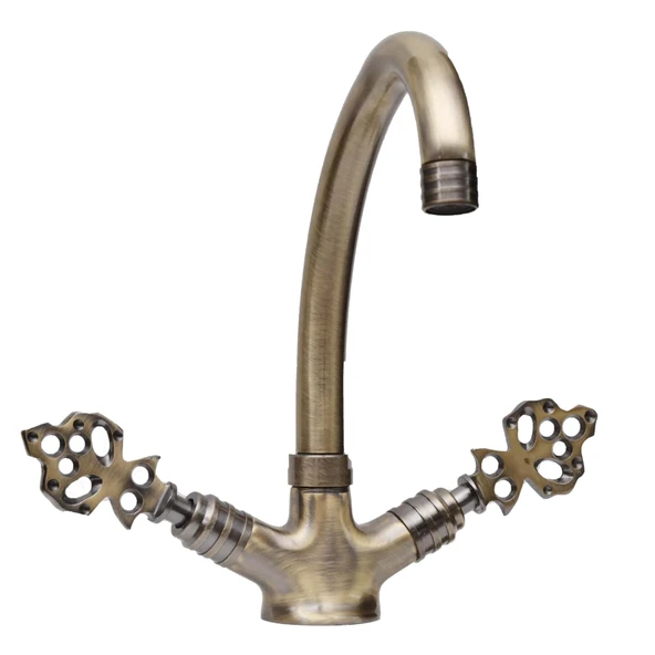Osmanlı Antik Kuğu Eviye Lavabo Bataryası (Lüx, %100pirinç) ürün görseli 1