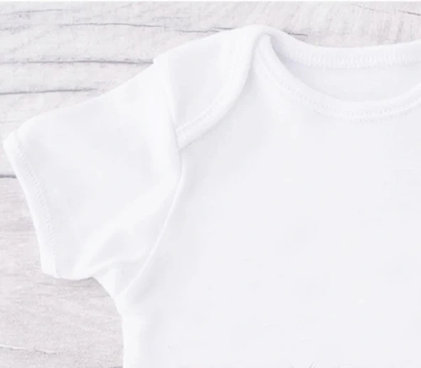 Sema Baby Prematüre Yarım Kol Penye Çıtçıtlı Badi - Beyaz - Resim 4