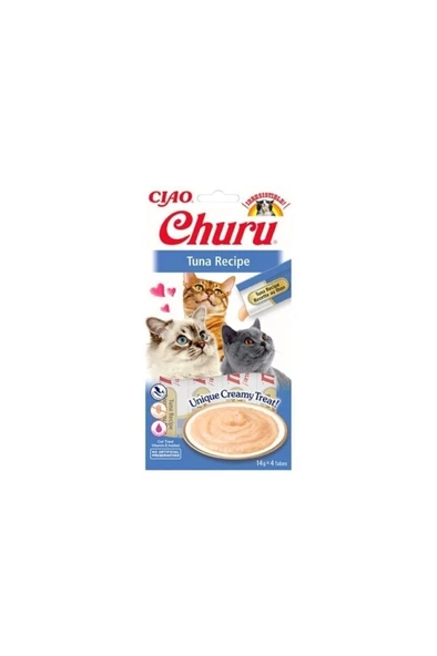 Ciao Cıao Churu Cream Ton Balıklı Sıvı Kedi Ödül Maması 14gr (4'lü) ürün görseli 1