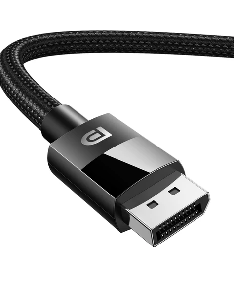 UGREEN Displayport 1.4 Erkek - Erkek Plastik Kılıflı Örgülü Kablo 3 m, 80393 ürün görseli 1