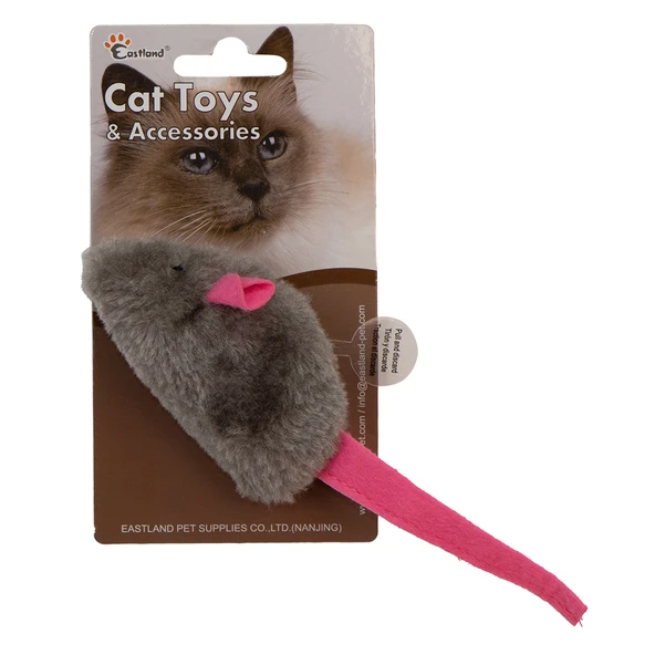 EASTLAND Eastland Catnipli Peluş Dijital Sesli Fare 8cm ürün görseli 1
