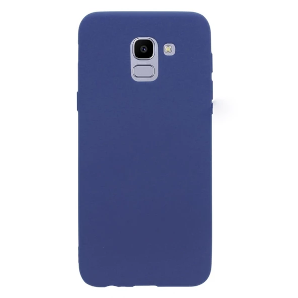 Gpack Samsung Galaxy J6 Kılıf Premier Esnek SilikonNano Glass Lacivert ürün görseli 1