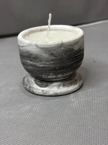 Mini Beton Kase Mum  Dekoratif ürün görseli 1