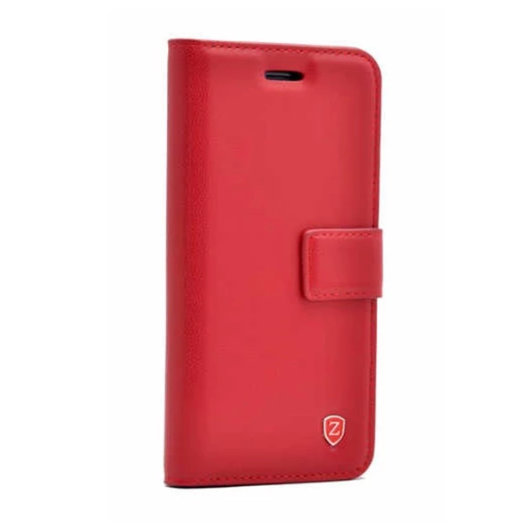 Gpack Apple iPhone 11 Pro Max Kılıf Delüx Cüzdan Kartvizitli Para Gözlü  Nano Glass Kırmızı ürün görseli 1