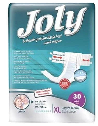 JOLY Belbantlı Hasta Bezi 60 Adet XL 30x2 Paket ürün görseli 1