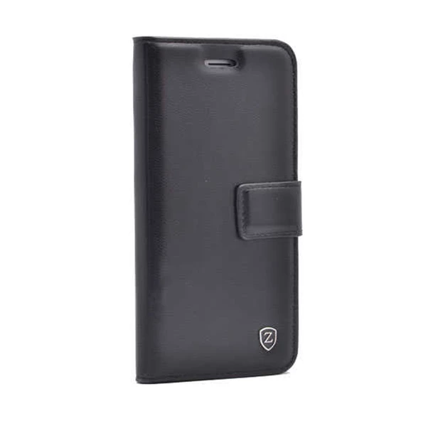 Gpack Apple iPhone 11 Pro Max Kılıf Delüx Cüzdan Kartvizitli Para Gözlü  Nano Glass Siyah ürün görseli 1