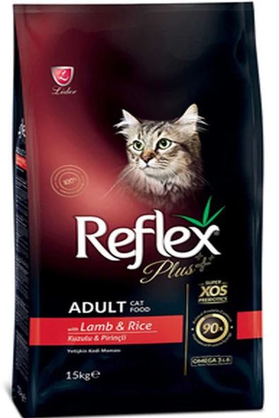 Reflex plus adult  kedi 15kg kuzulu yetişkin kedi maması ürün görseli 1