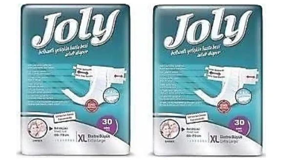 Joly Belbantlı Hasta Bezi XL-Extra Large Beden 60 Adet ürün görseli 1