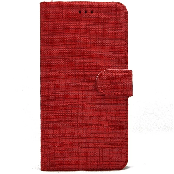 Gpack Samsung Galaxy Note 10 Plus Kılıf Standlı Kartvizitli Exclusive Spor Cüzdan Kırmızı ürün görseli 1